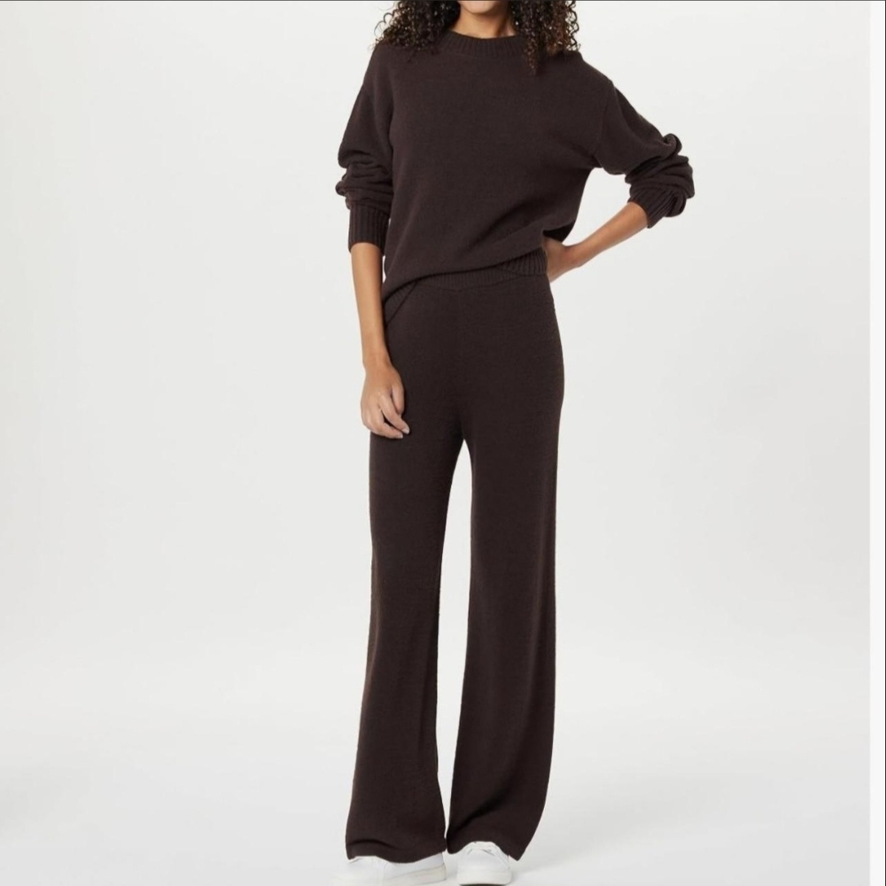 Wide Leg Sweater Pants